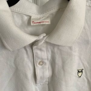 Men’s white polo shirt